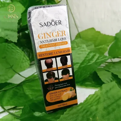 Tratamiento para la caída del cabello de extracto de jengibre