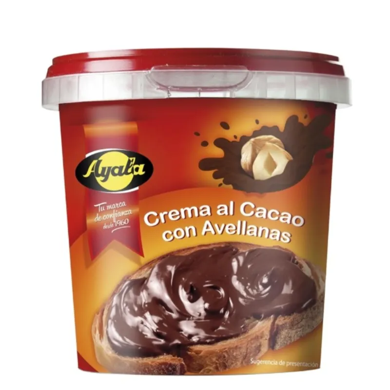 Crema de cacao con avellana