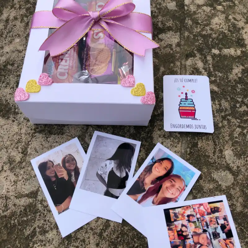 Caja chuche con fotos