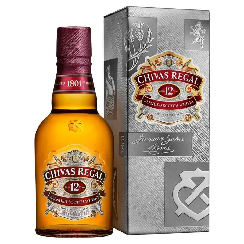 WHISKY CHIVAS REGAL 12 AÑOS 350ml +1 ENERGIZANTE