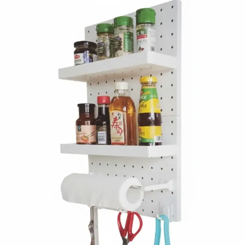 ORGANIZADOR DE PARED MULTIFUNCIONAL (repisa para cocina o baño)