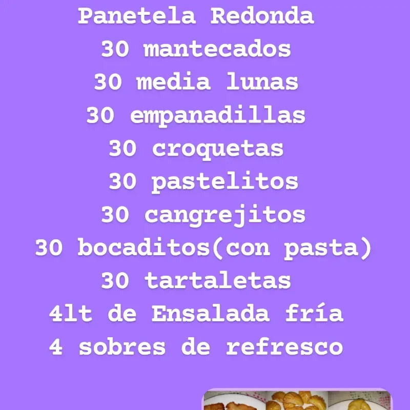 Combo#2 Para 30 Personas