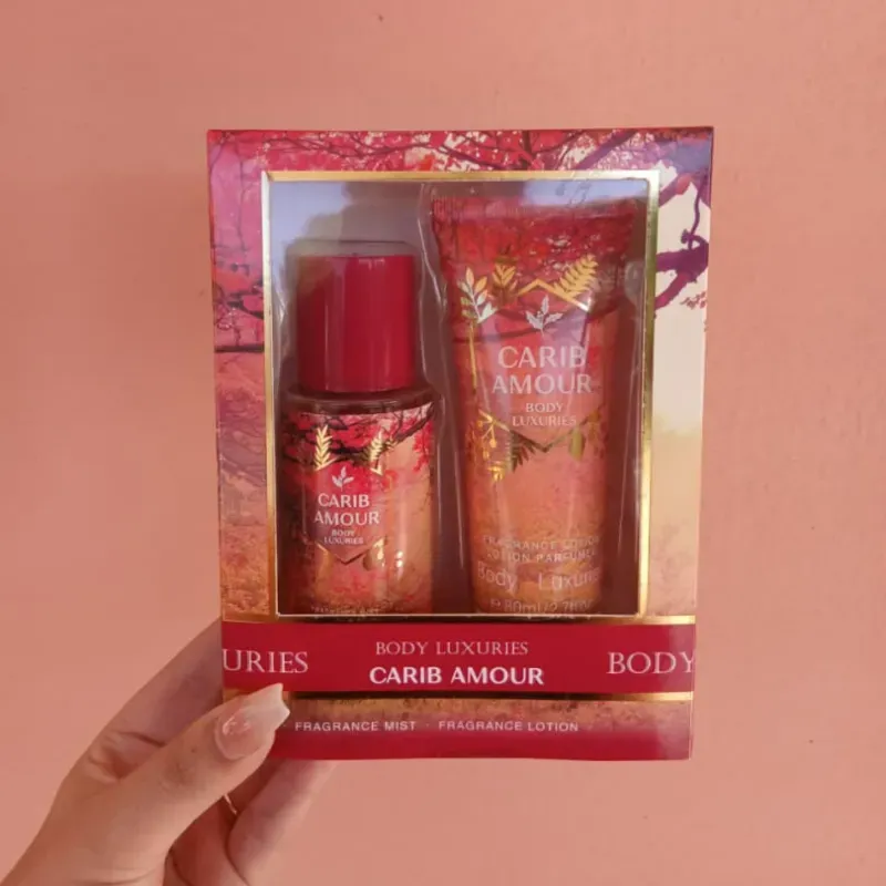 Set de perfume y crema de piel