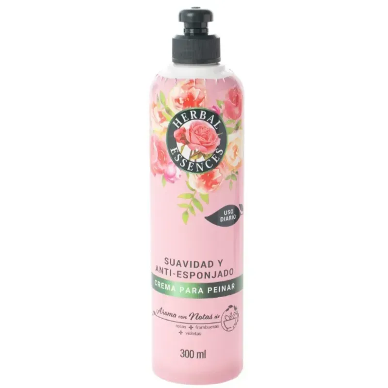Crema para Peinar Herbal Essences Suavidad y Anti-esponjado