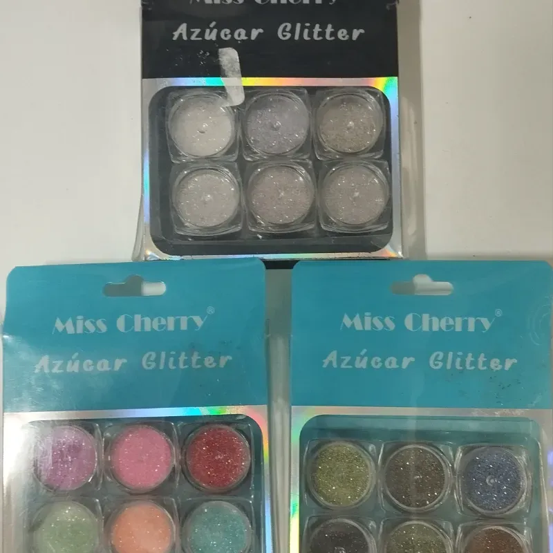 Efecto azúcar glitter (varios colores)