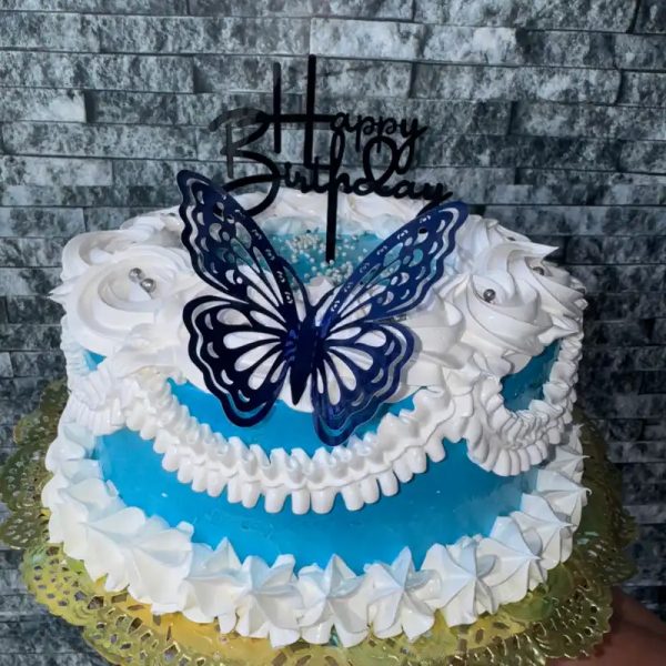 Cake capuchino azul