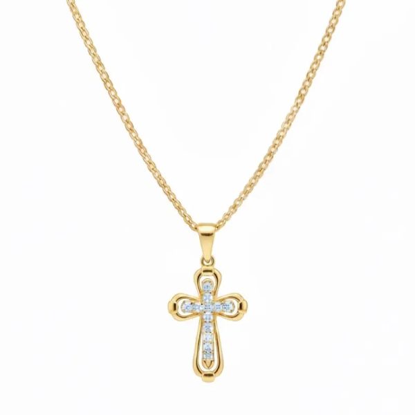 Cadena con dije de crucifijo