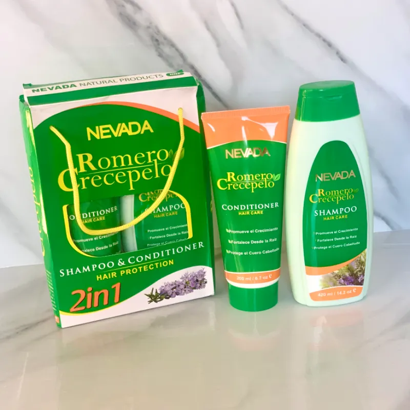 Juego de Shampoo y Acondicionador Romero Crecepelo