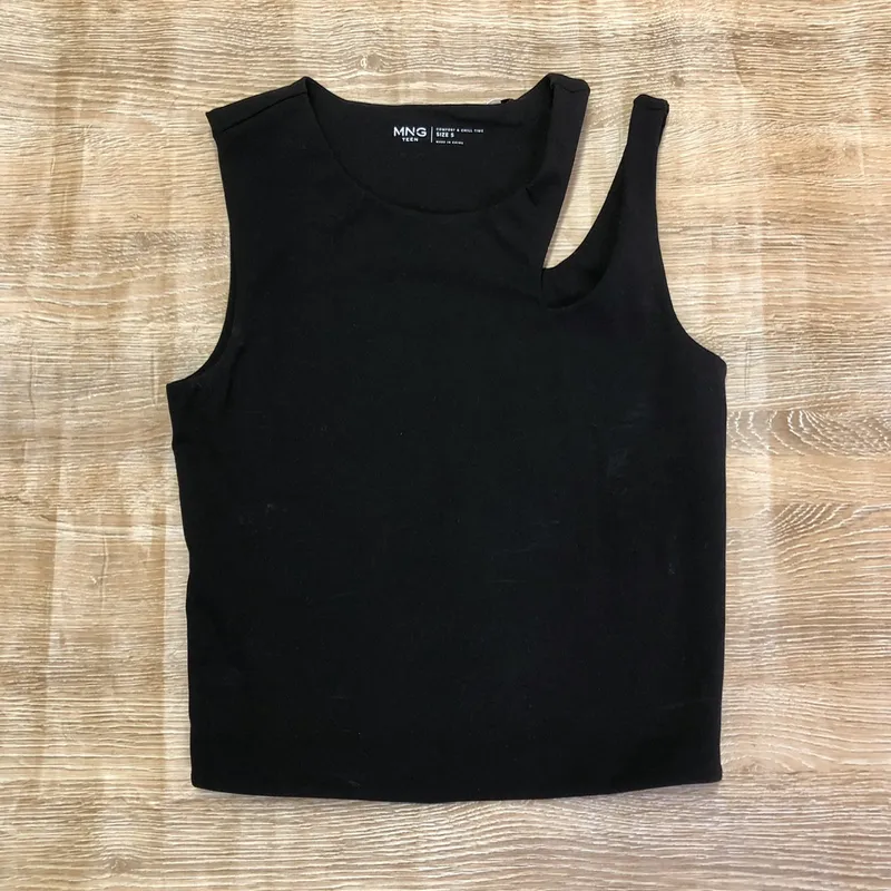 Blusa Mango color negro