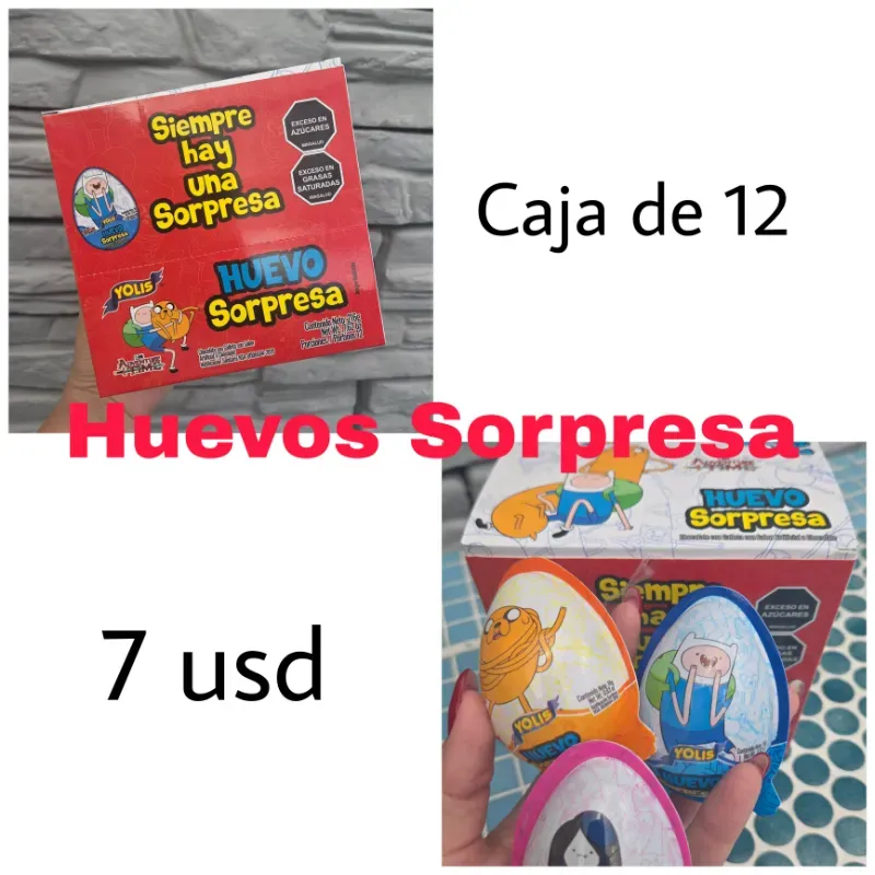  Caja de 12 Huevos Sorpresa  -