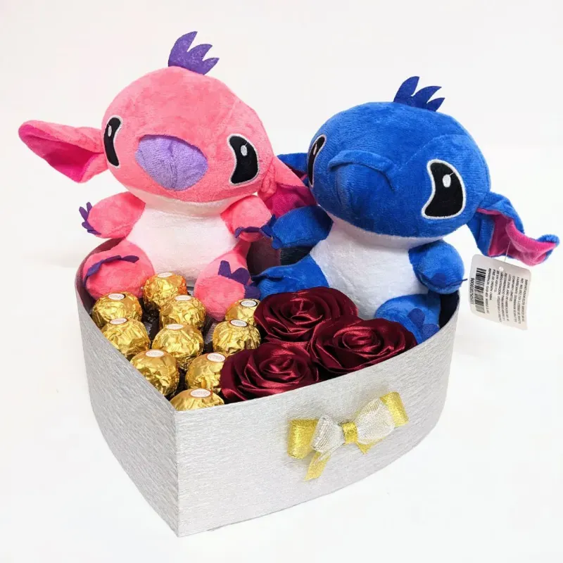 Caja de Regalos Premium con forma de corazón