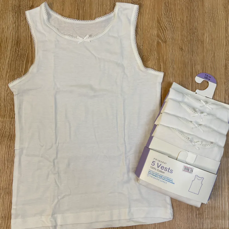 Pack de 5 camisetas de algodón Niña