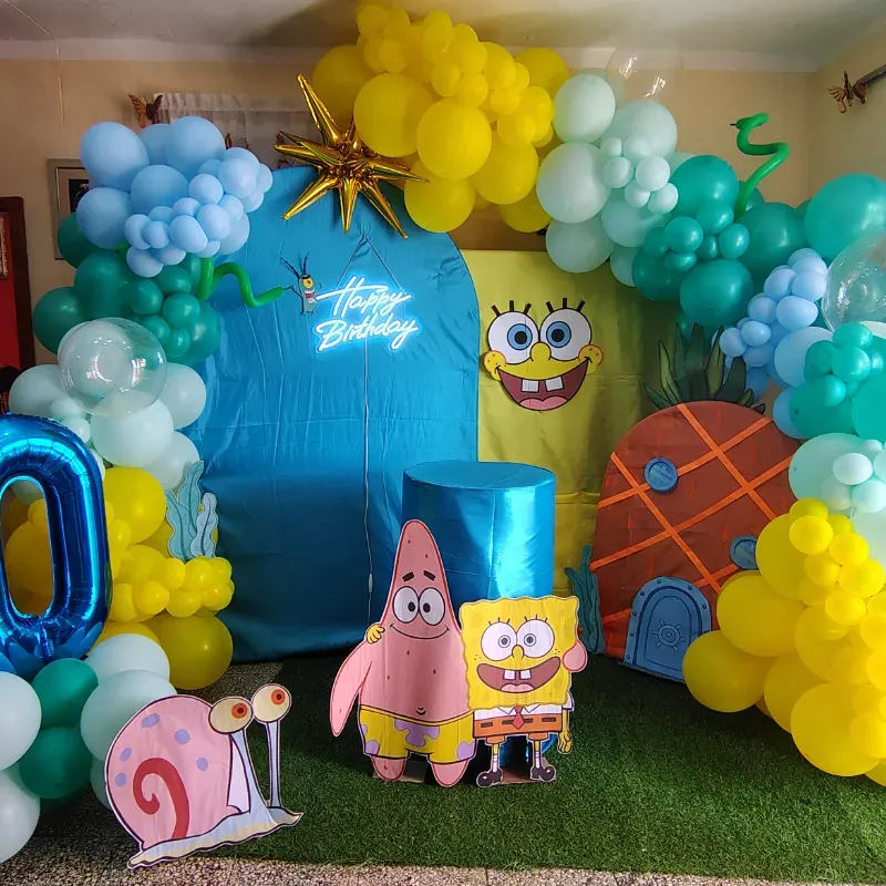 Decoración temática Bob esponja