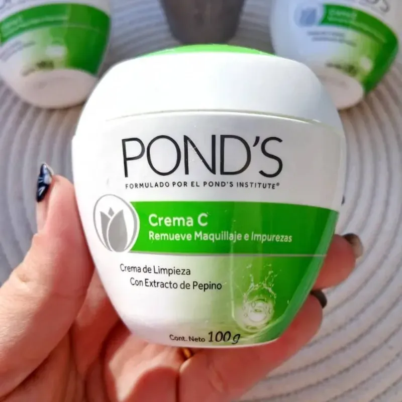 Crema desmaquillante limpiadora facial a base de pepino 100gr