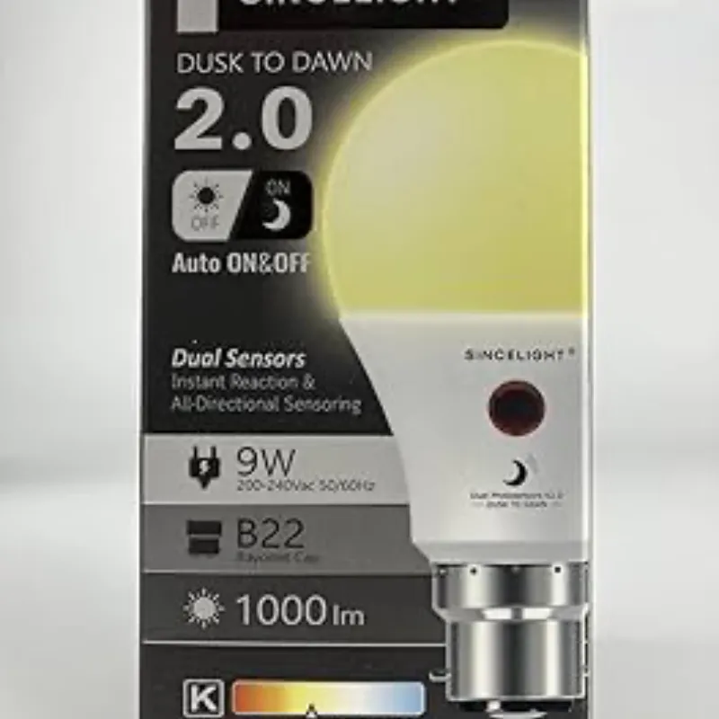 Bombillo E26 con sensor 4000K Neutral