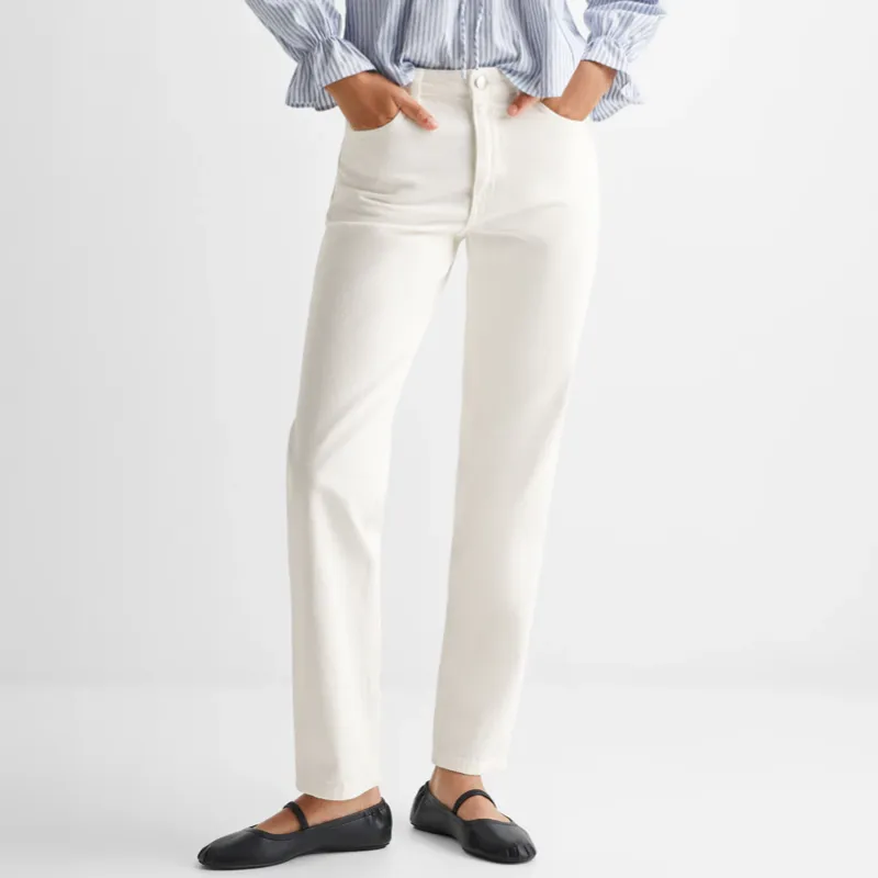 Jeans Mango mom-fit 100% algodón