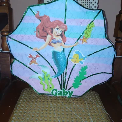 Piñata de Concha (Sirenita Ariel)