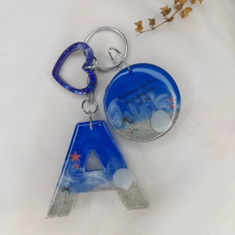 Llaverito con diseño de mar