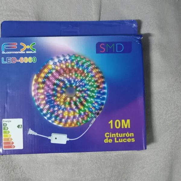 Luces led 10m cubiertas de silicona completas
