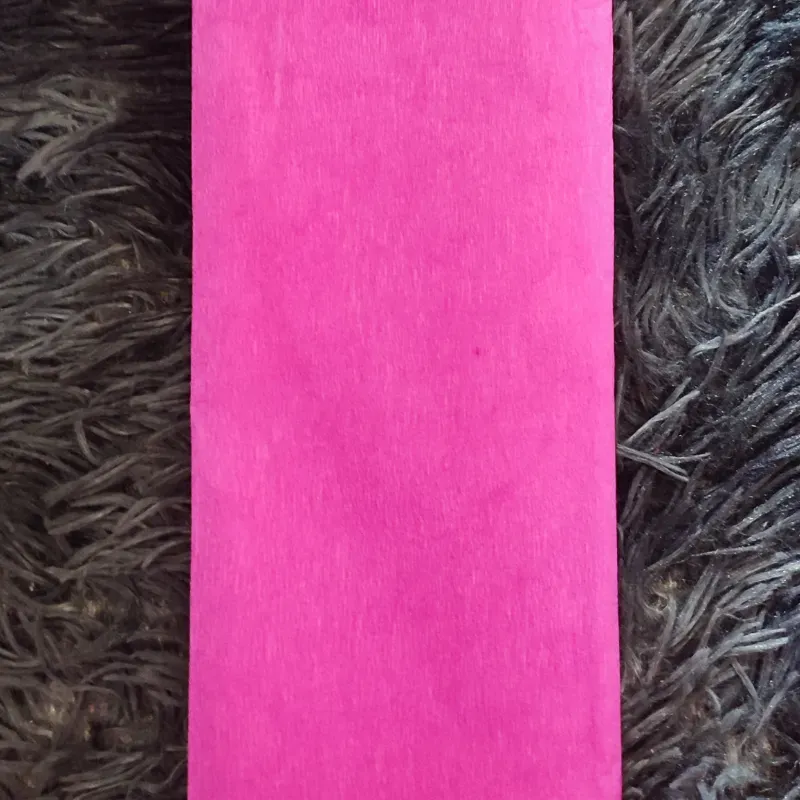 Papel crepé rosado medio