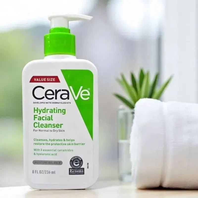 CERAVE - LIMPIADOR FACIAL - HYDRATING. PARA PIELES NORMALES A SECAS.