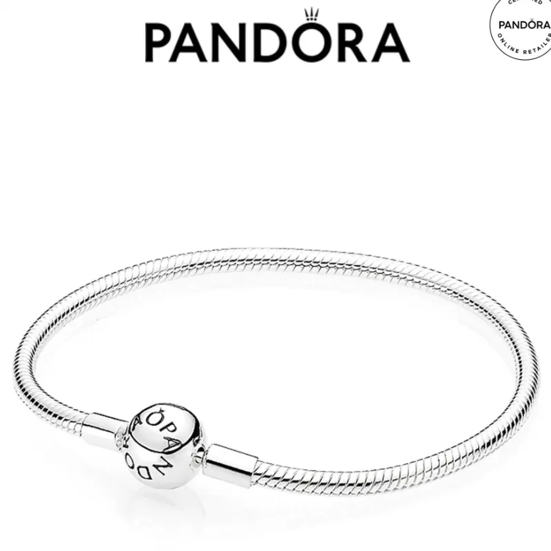 PANDORA MOMENTS SMOOTH SNAKE CHAIN BRACELET