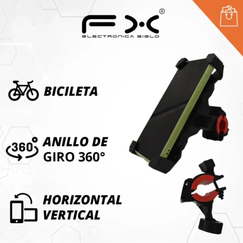 SOPORTE PARA CELULAR BICICLETA.