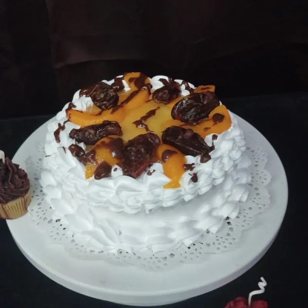 Mini Cake de Melocotón, Dátiles y Chocolate