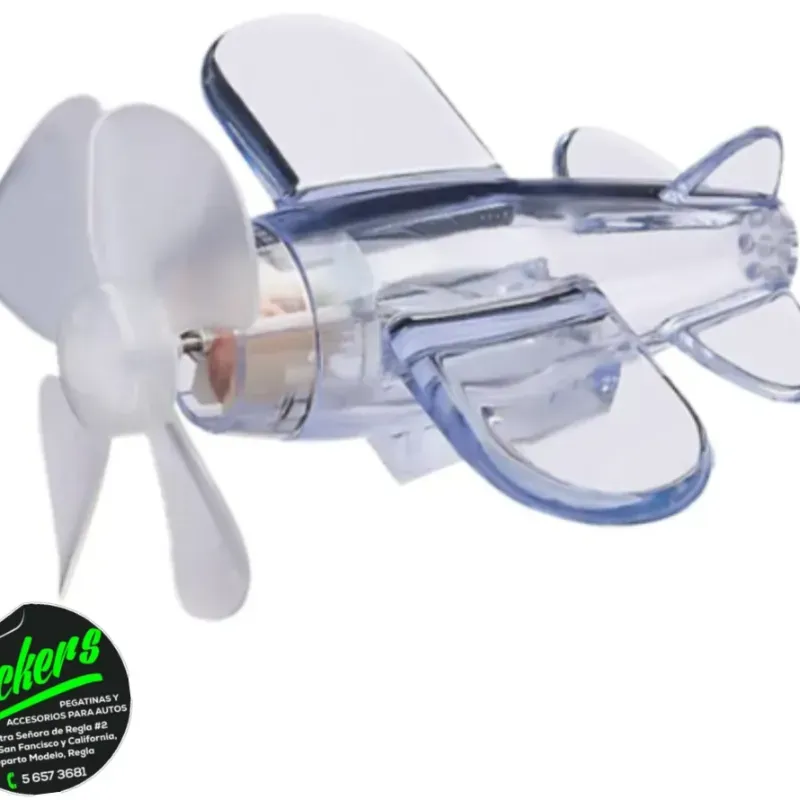 Avión de luces LED eléctrico coloridas