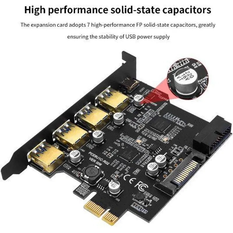 Tarjeta de Expansión PCIe 3.0 $50 usd