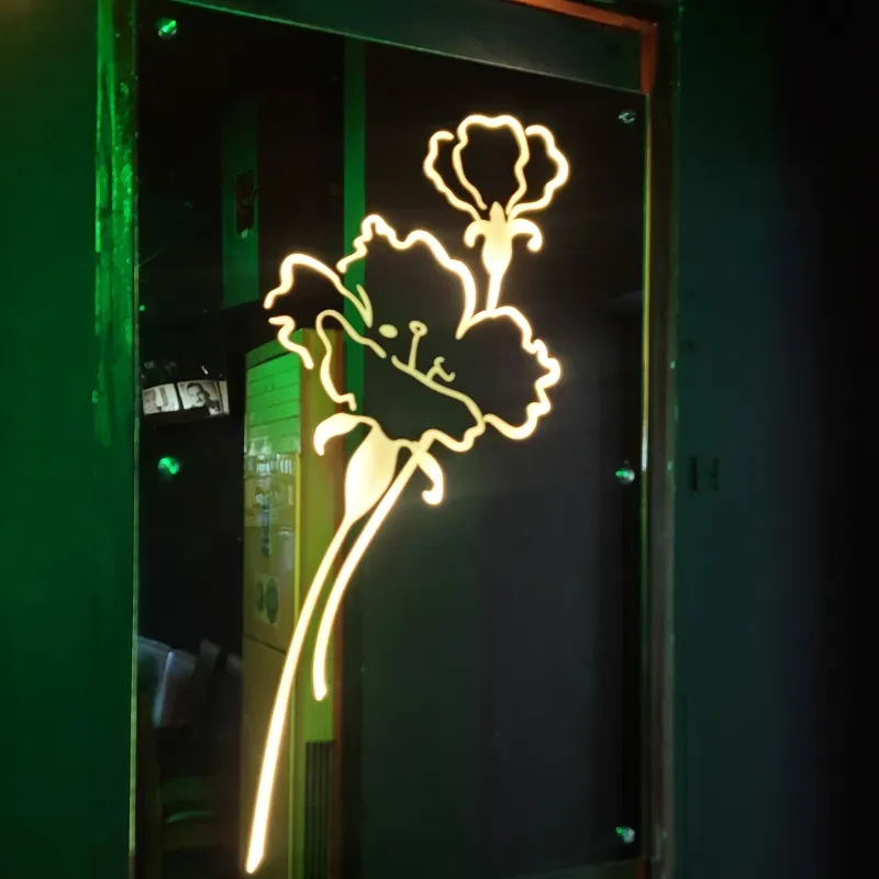 Espejo retroiluminado