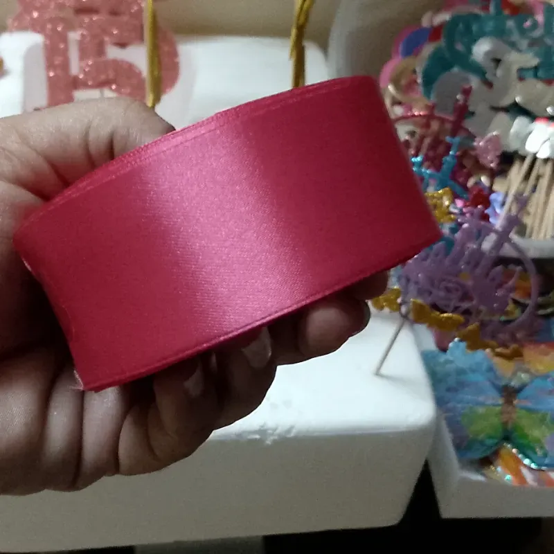 Cinta rosa fucsia ancha 5metrosx