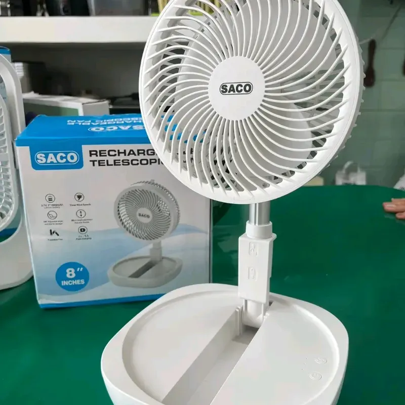 Ventilador recargable 8"