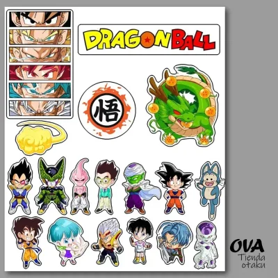  Pack de stickers Dragon Ball