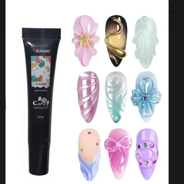 Gel de esculpir relieves
