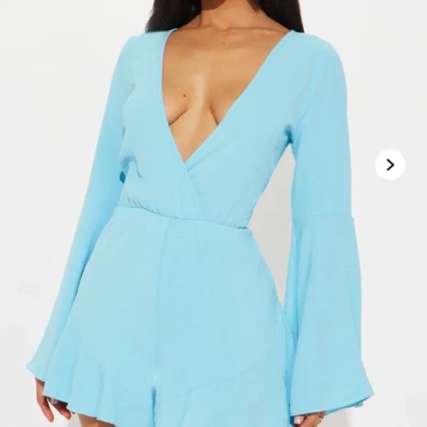 Mono Corto Azul Fashion Nova