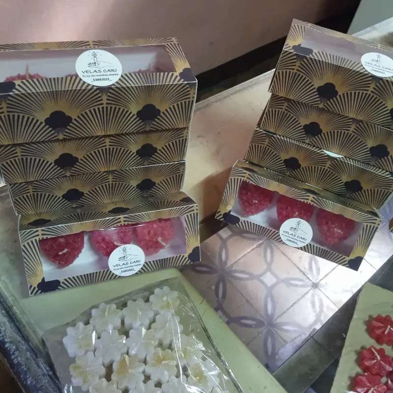 Estuches de 3 corazones medianos