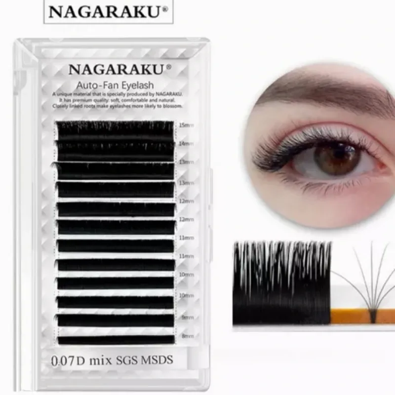 Pestañas Auto Fan 0.07D Mix - Nagaraku