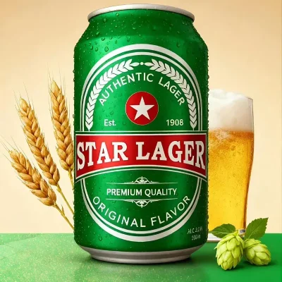 Caja de cerveza Star Lager  24 und