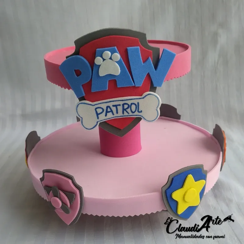 Base para Cupcakes (2 pisos) (Patrulla Canina)