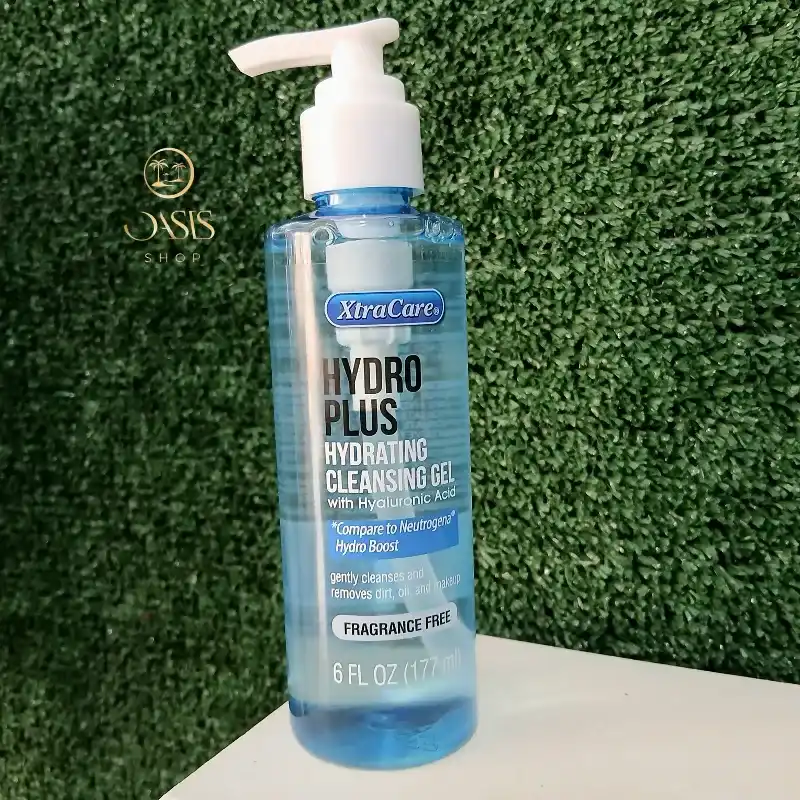 Gel limpiador hidratante con ácido hialurónico
