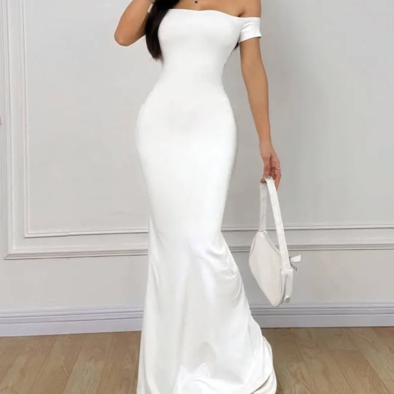 Vestido blanco largo