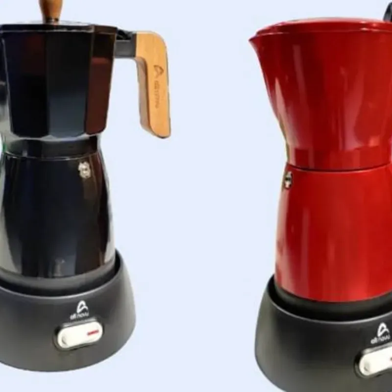 Cafetera eléctrica de 6 tazas. Marca Allnovu