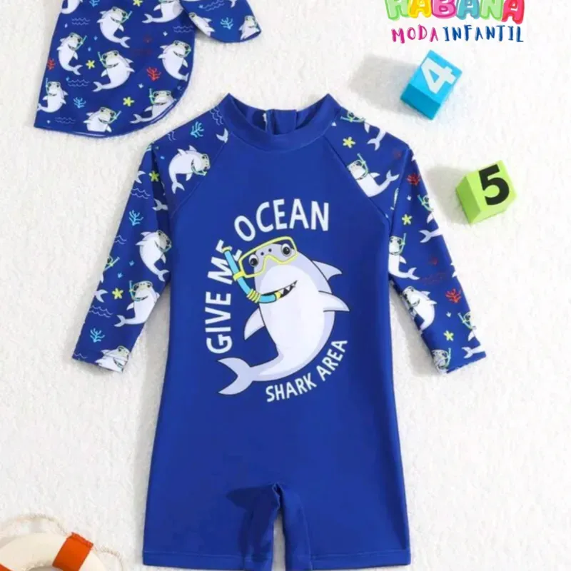 Traje de manga larga + sombrero