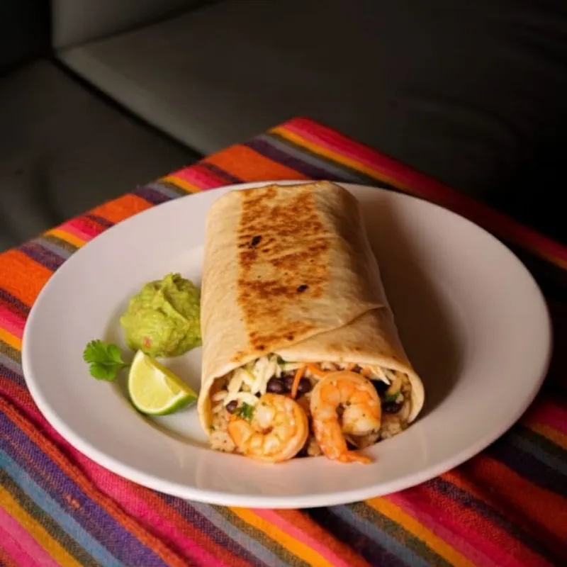 Burrito de camarones