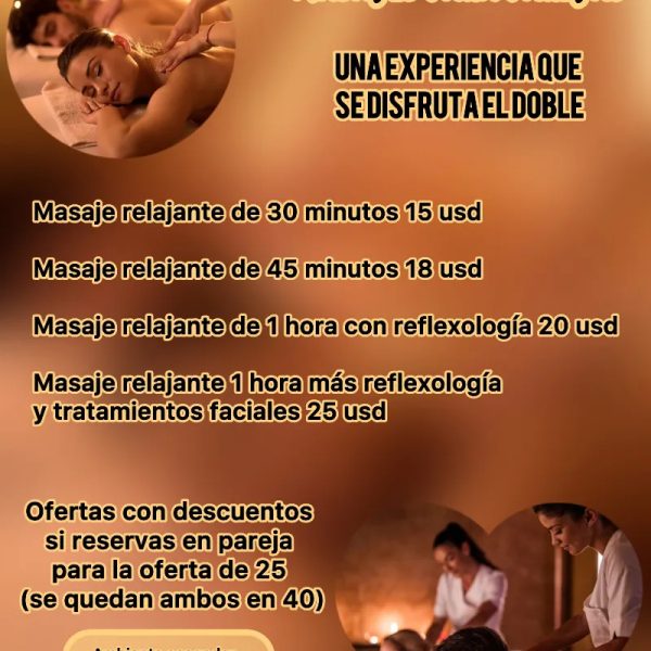 MASAJES CORPORALES COMBINADOS