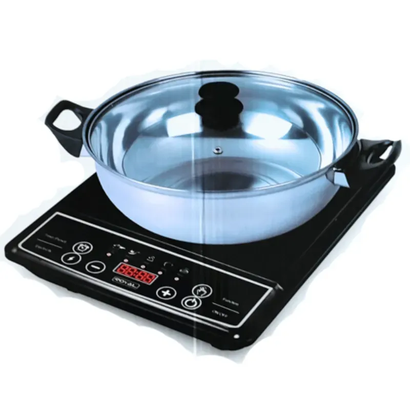 Cocina de inducción con olla Royal