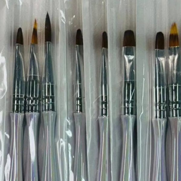 Set de pincel de diseño y gel