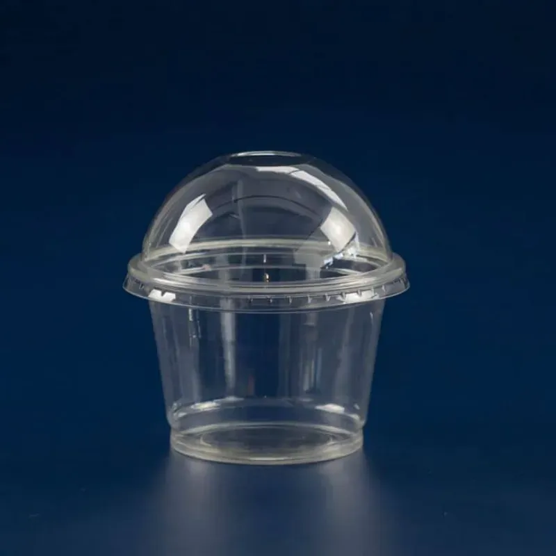 Vaso domo con tapa cúpula 8 onz