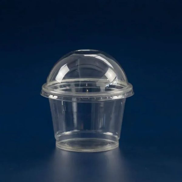 Vaso domo con tapa cúpula 8 onz